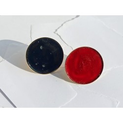 Anello Lucido Colorato "L"